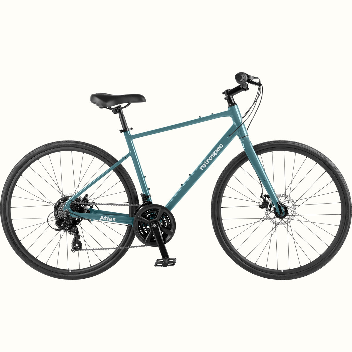 Atlas Fitness Hybrid Bike - 21 Speed | Retrospec