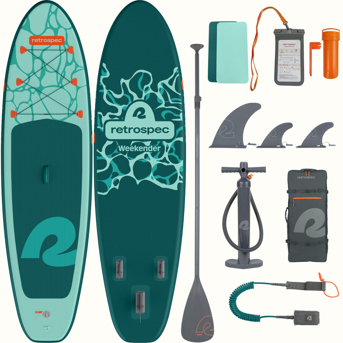 Weekender Inflatable Stand Up Paddle Board 10’6” | Retrospec