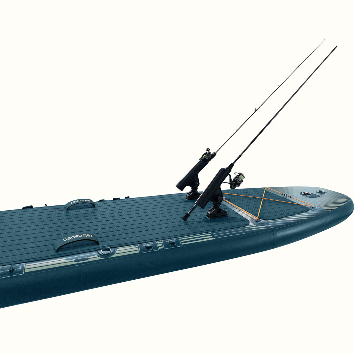 June Inflatable Fishing Paddle Board Kayak Hybrid 11’6” | Retrospec