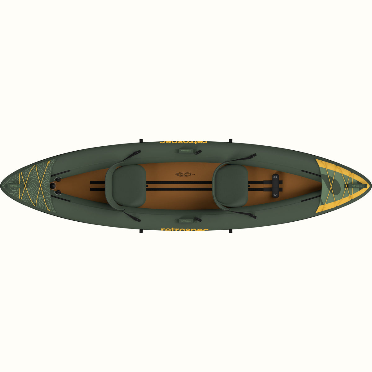 Coaster Inflatable Kayak - Tandem | Retrospec