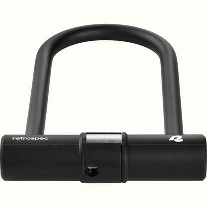 Lookout U-Lock Bike Lock With Cable - 14mm | Retrospec