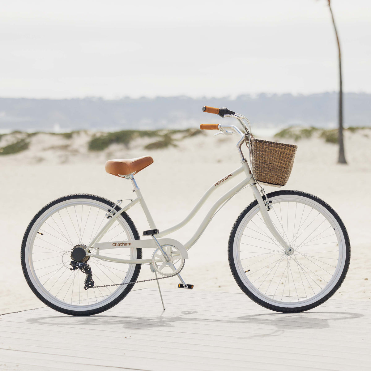 Chatham Beach Cruiser Bike - Step Through 7 Speed | Retrospec