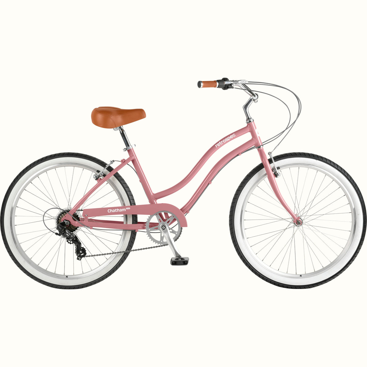 Chatham Plus Aluminum Beach Cruiser Bike - Step Through 7 Speed | Retrospec