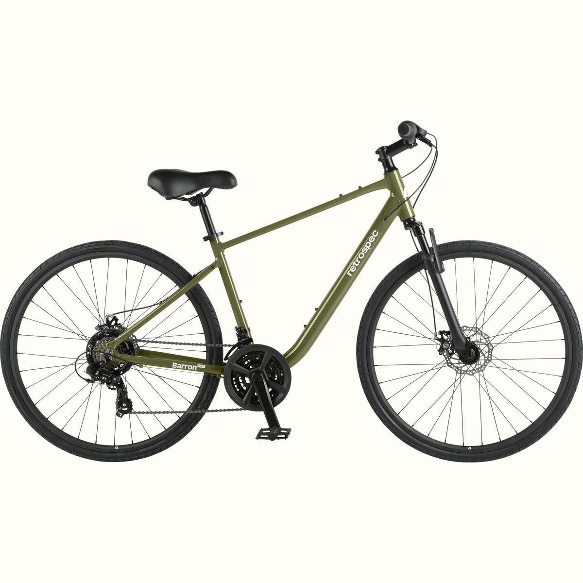 Barron Plus Comfort Hybrid Bike - 21 Speed | Retrospec