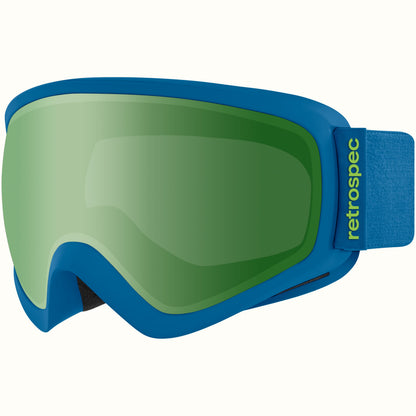 Matte Brash Blue and Peridot