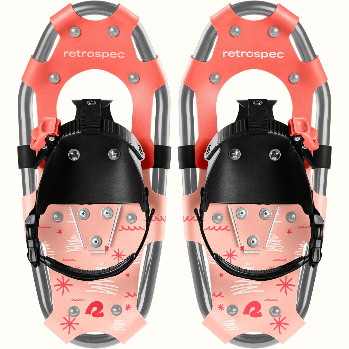 Drifter Kids Snowshoe Bundle With Trekking Poles | Retrospec