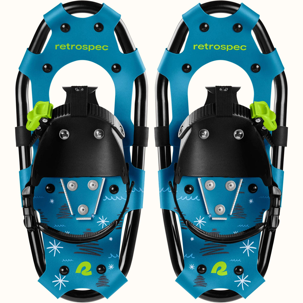 Drifter Kids Snowshoe Bundle With Trekking Poles | Retrospec