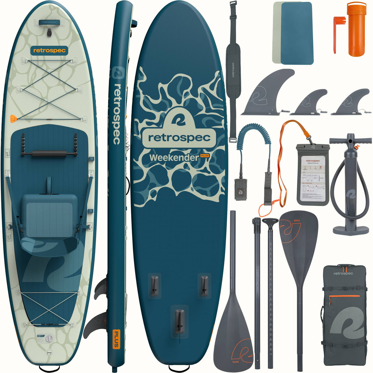 Weekender Plus Inflatable Stand Up Paddle Board Kayak Hybrid 10'6" | Retrospec