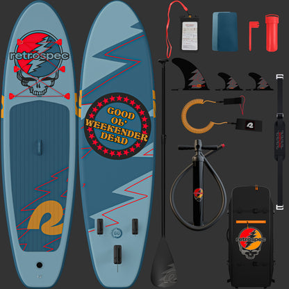 Grateful Dead Weekender Inflatable Stand Up Paddle Board 10’6” | Retrospec