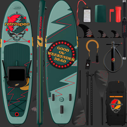 Grateful Dead Weekender Plus Inflatable Stand Up Paddle Board Kayak Hybrid 10'6" | Retrospec