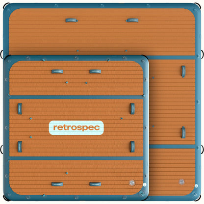 Siesta Dock Inflatable Platform 7' | Retrospec