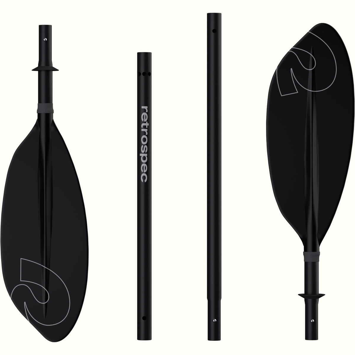 Coaster 4-Piece Kayak Paddle | Retrospec